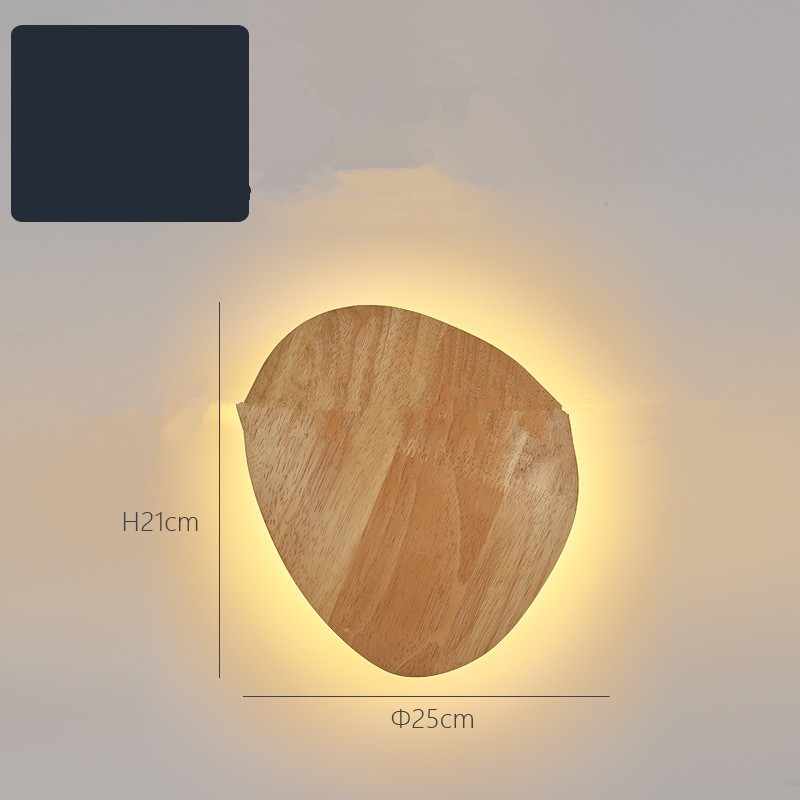 Lámpara de madera para pared - Imagen 8