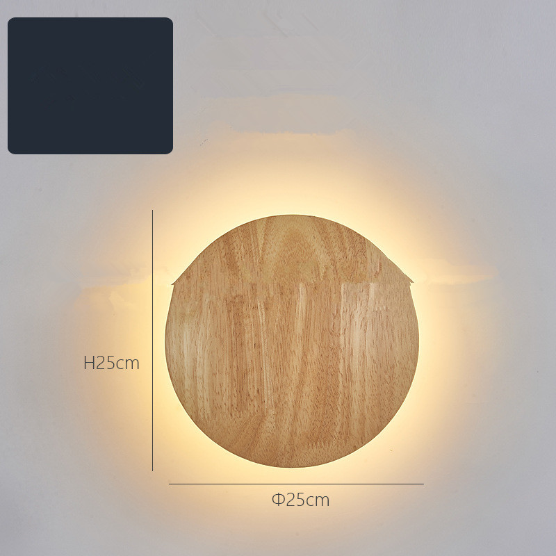 Lámpara de madera para pared - Imagen 7