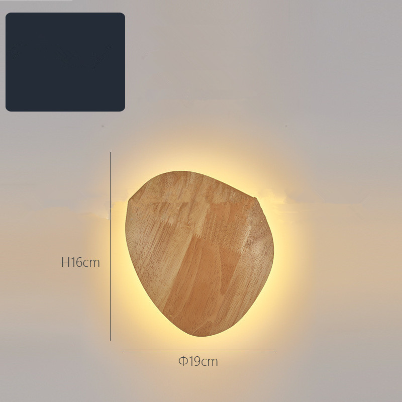 Lámpara de madera para pared - Imagen 3