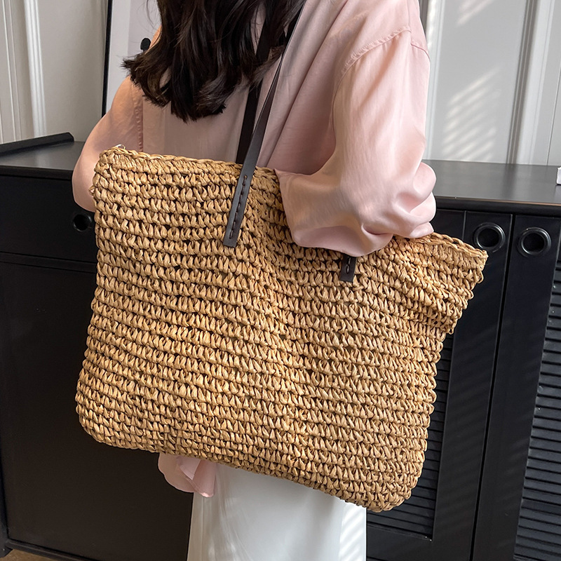 Bolso verano playa, espacioso y cómodo para llevar todo lo necesario. - Imagen 9