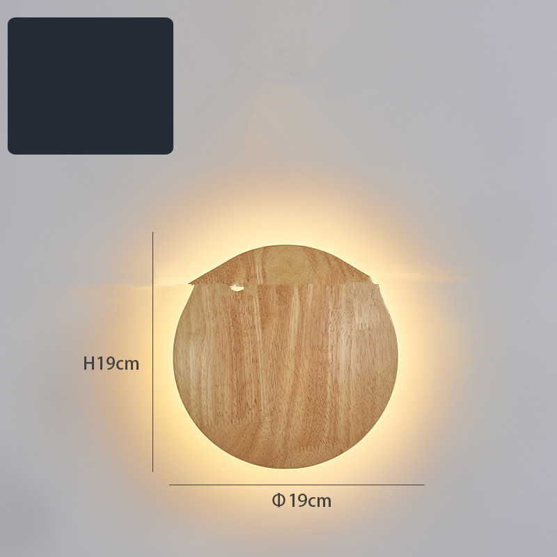 Lámpara de madera para pared - Imagen 5